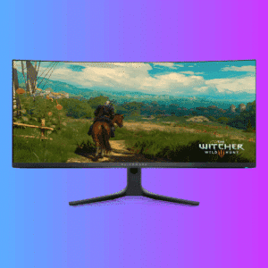 Alienware's AW3423DWF With Background