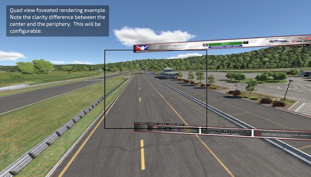 iRacing's new quad-view fixed foveated rendering