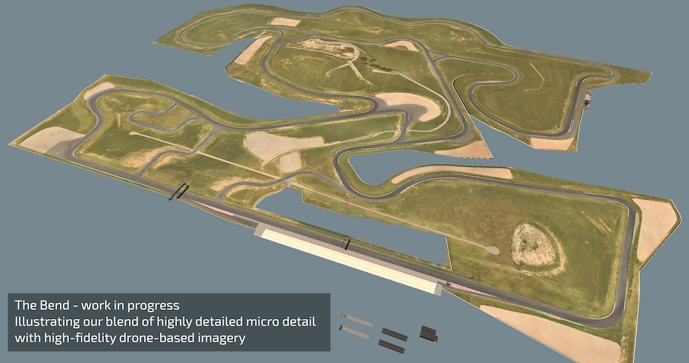 iRacing's preview of the bend