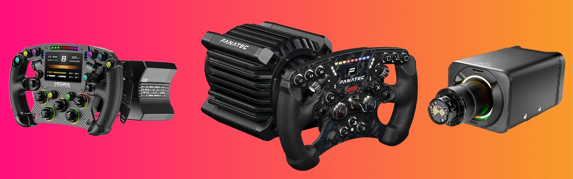 Simagic Moza and Fanatec Are Competitive price wise again