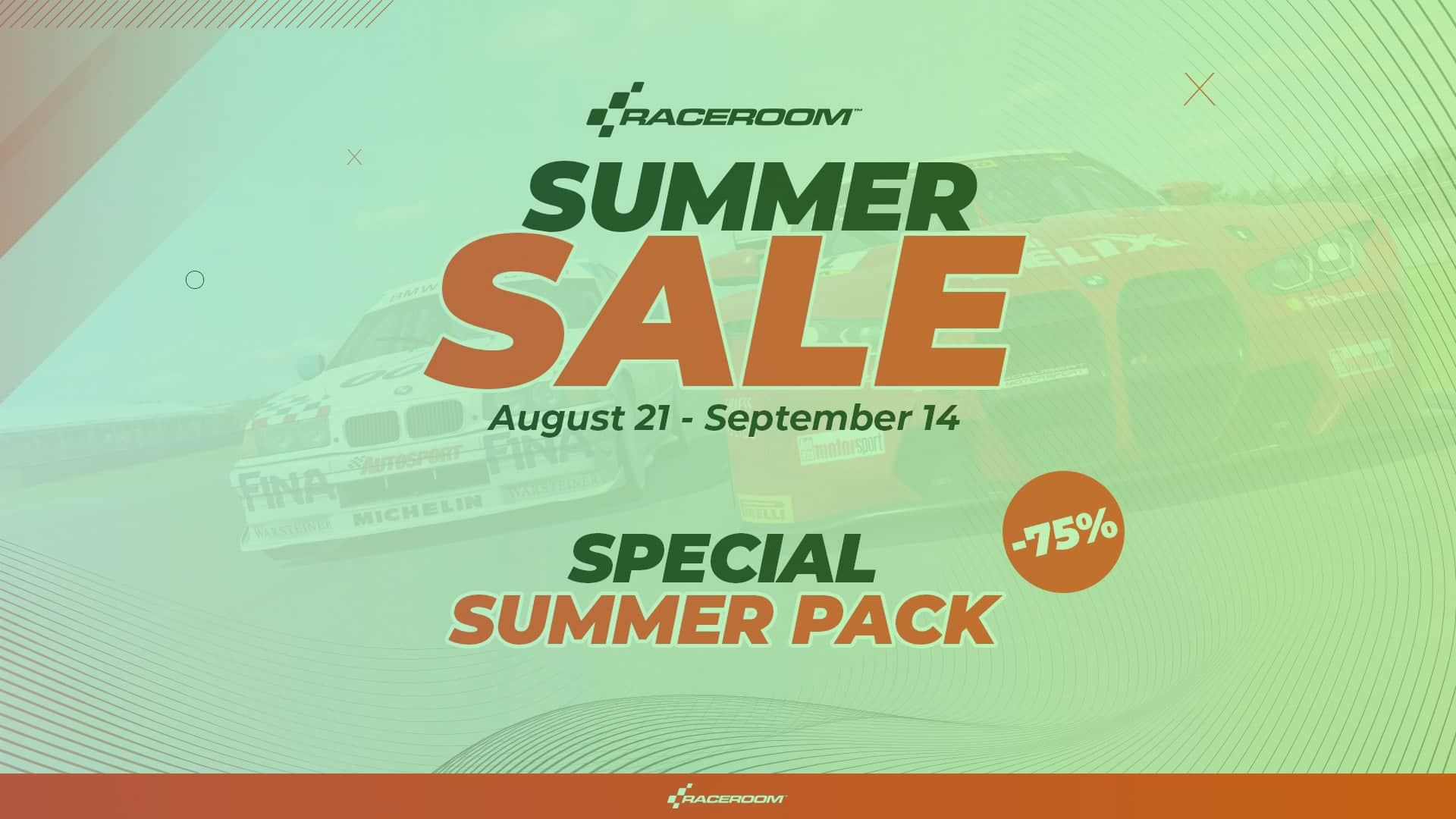 Race Room summer sale