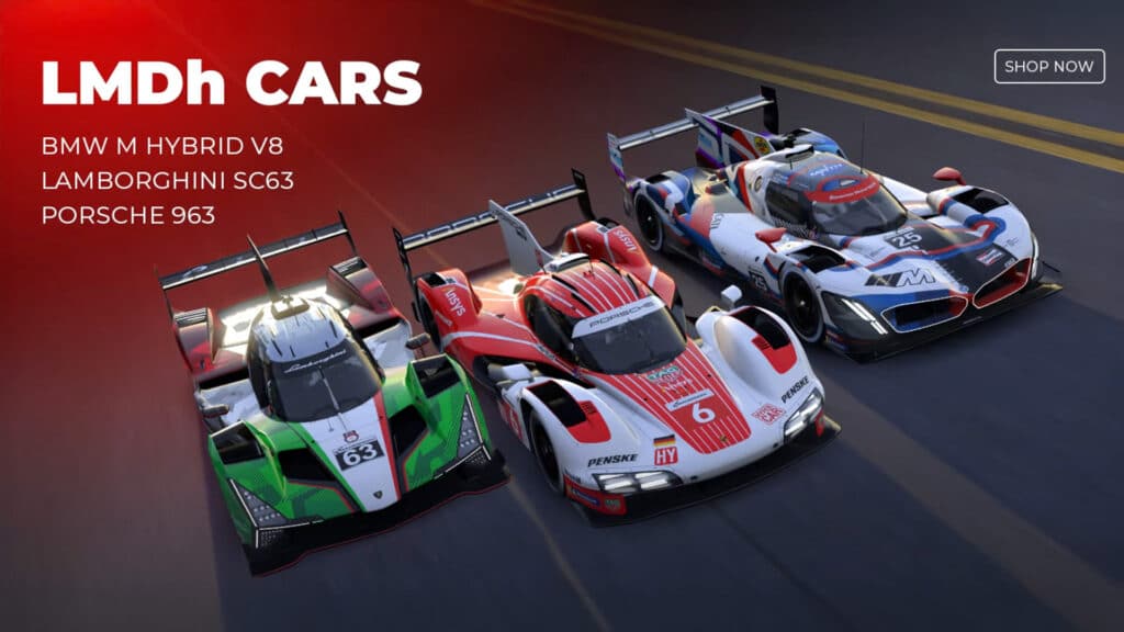 RaceRoom Launches Three LMDh Hypercars